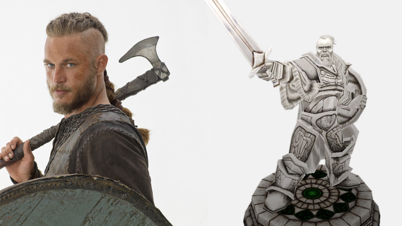 Illustration for article titled Is this one of the four faces of Duncan Jones' Warcraft Movie?